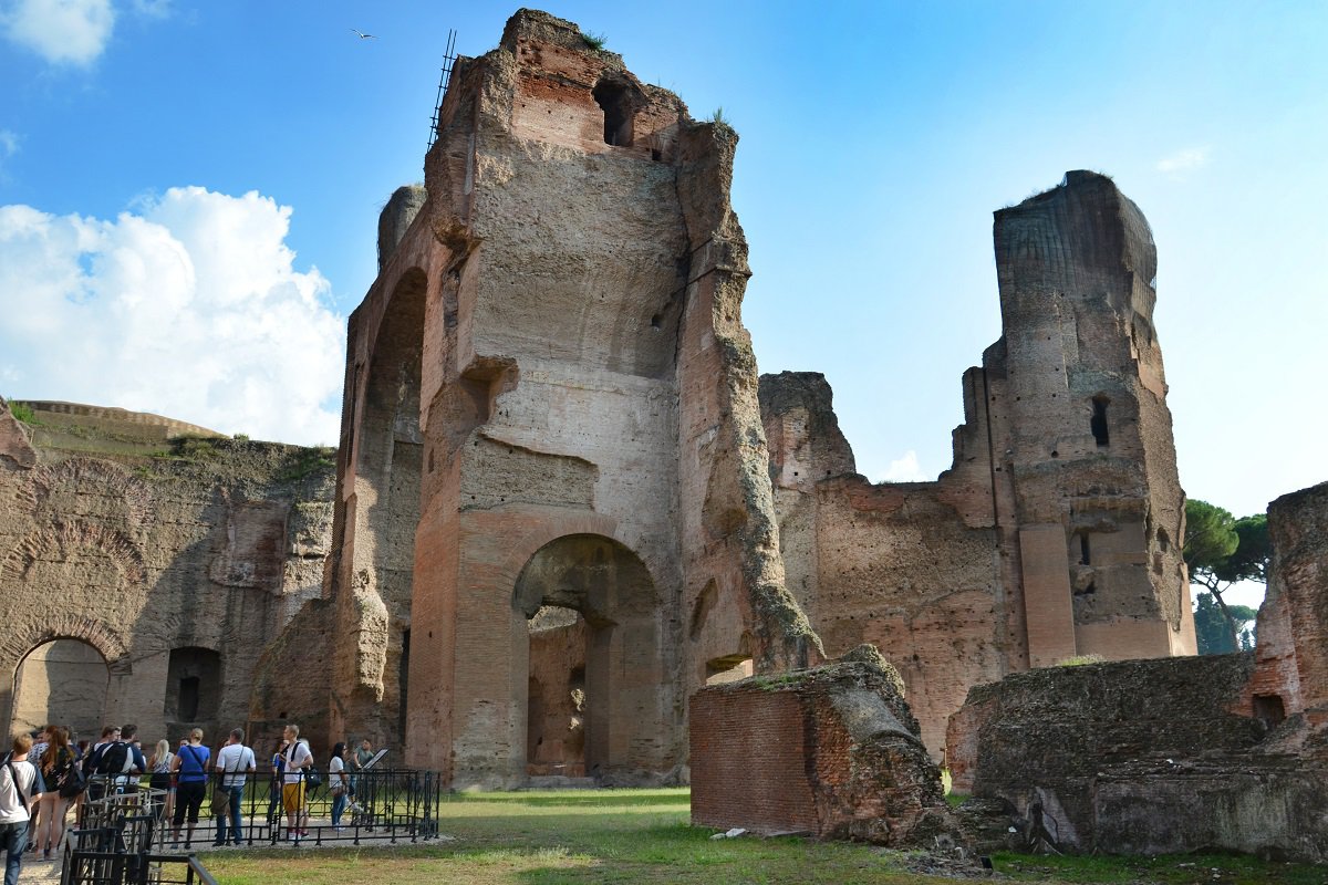 Thermes de Caracalla - billet d'entrée + Plan de Rome - ITALY MUSEUM